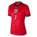 England Bukayo Saka #7 Borta Kläder Dam VM 2026 Kortärmad